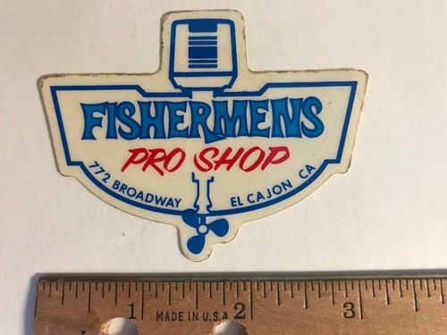 Adesivo vintage fishermens pro - fishermens,