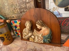 SACRA FAMIGLIA STATUA IN GESSO