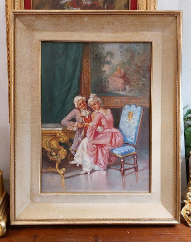 700 antico elegante dipinto - 700,