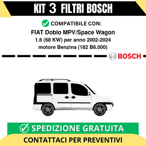 Kit bosch filtri - bosch, tagliando