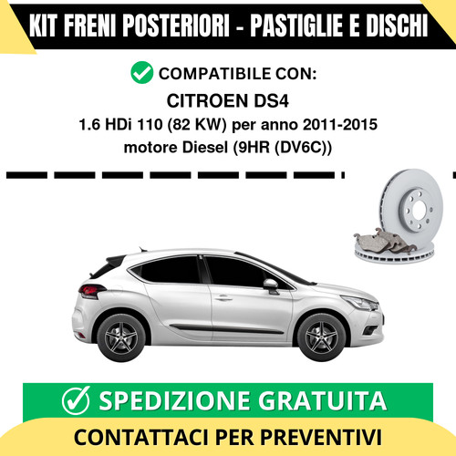 Kit freni posteriori per - kit,