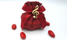 Sacchetto confetti laurea note