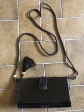 Borsa Da Donna Vintage  In Bachilite Con Sacca Originale F.lli Rossetti