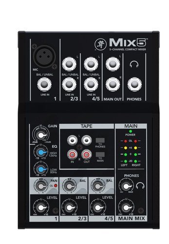 Mackie mix5 mixer - mix5,