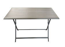 TAVOLO CM 110X70 IN METALLO TORTORA