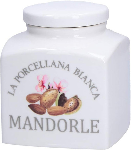 Barattolo deco mandorle in - -,