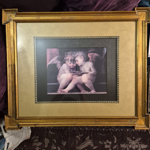 Stampa incorniciata due putti - stampa,