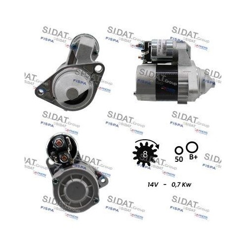 Motorino avviamento sidat - motorino,