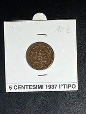 Moneta regno italia 1937 - regno,
