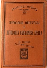 MITOLOGIA DELLA MESOPOTAMIA – CULTURA BABILONESE E ASSIRA – prima ed. 1899