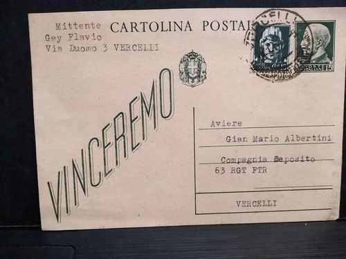 Cartolina rsi 15 - cartolina, c.