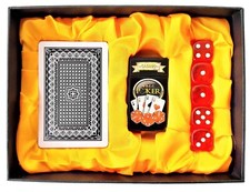 Set gioco con dadi carte - set,