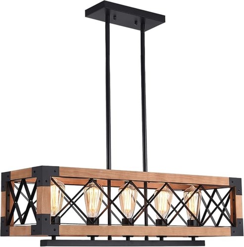 Lampada sospensione legno - lampada, a