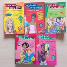 Lotto 5 volumi "IL CLUB DELLE BABY SITTER". N° 15-16-18-36-43  Mondadori.  T2 
