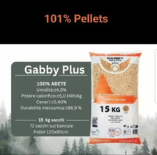 pellet in bancale,  72 sacchi