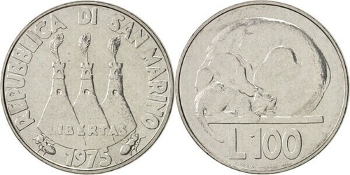 100 lire san marino - lire,