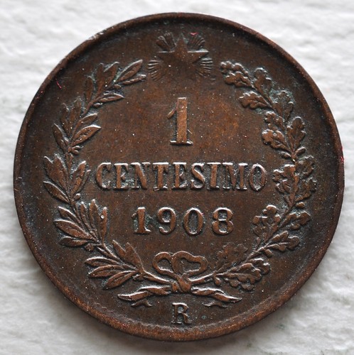 Centesimo fdc 1908 regno - ,
