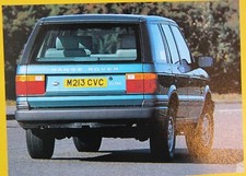 Original 1994 RANGE ROVER 2.5 DSE Autocar extracted magazine road test No 4093