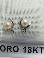 Orecchini in oro bianco 750 18