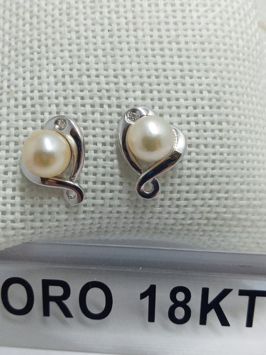 Orecchini oro bianco 750 18 - oro,