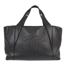 Borsa Chanel Chevron in pelle