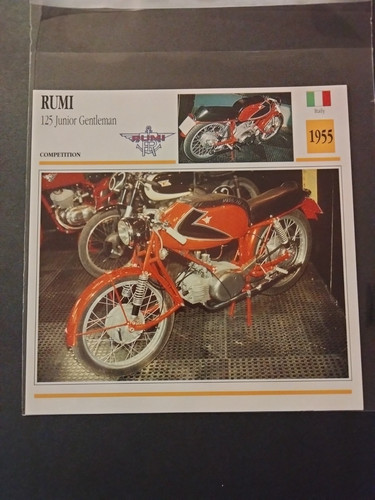 Rumi 125 junior - junior, 1955