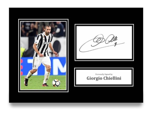 Giorgio chiellini foto firmata - chiellini,