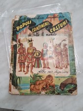 ALBUM FIGURINE POPOLI CONTINENTI COSTUMI EDIZIONI BEA COMPLETO DA RECUPERO