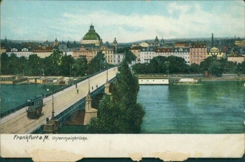 Cartolina francoforte m - francoforte,