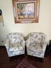 Coppia poltroncine a pozzetto – ottimo stato – ritiro a Milano