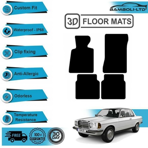 Mercedes w123 nero carpet - nero,