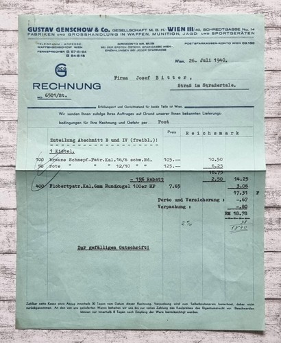 1940 genschov vienna armi - genschov,