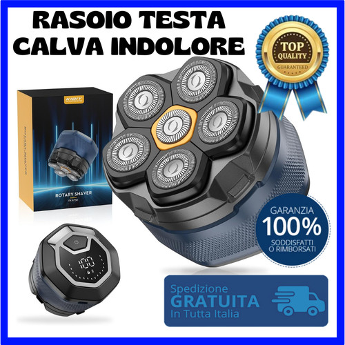Rasoio testa calva capelli - testa,