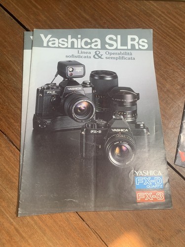 Yashica slrs depliant - slrs,