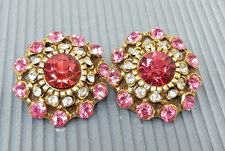 Orecchini tondi vintage con