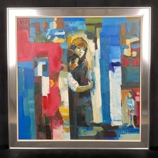 Vintage Framed Abstract