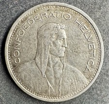 5 franchi 1954 B Svizzera 15 g