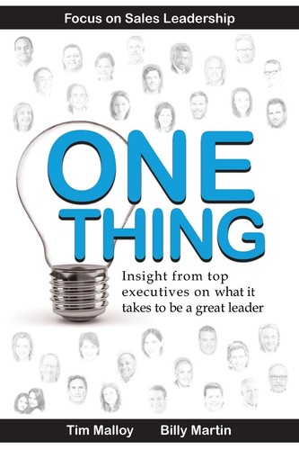 One thing focus sales - thing:,