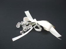 GLICINE CRISTALLO fiore bomboniera La Murrina vetro murano fatto a mano