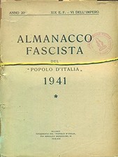 Almanacco fascista del popolo - fascista,