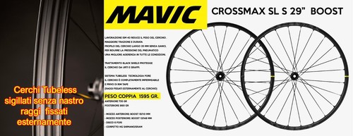 Ruote mavic crossmax sls - crossmax, 29"