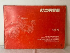 MOTO MORINI 125 KJ catalogo pezzi di ricambio vintage officina Anni 80