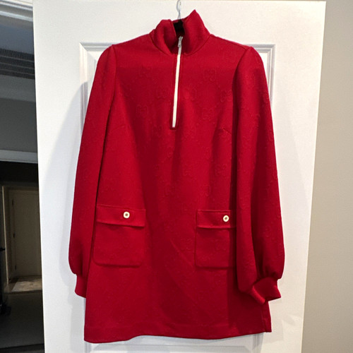 Abito gucci rosso - gucci, logo