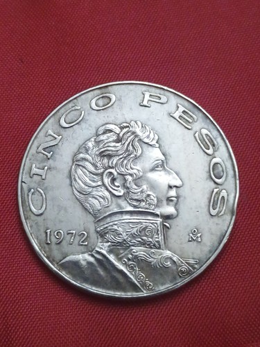 Moneta messico 5 pesos - moneta,, messico,