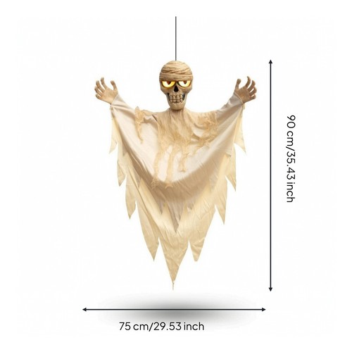 Fantasma mummia con occhi - con,