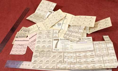 Lotto cartoline alimentari