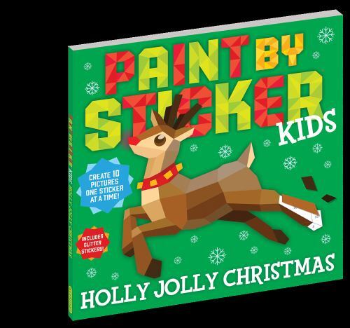 Paint sticker kids - paint, holly
