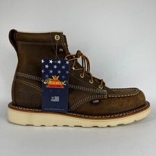 Thorogood 814-4203 Stivali da Lavoro Uomo Pelle Mocassino Anti Sicurezza Marrone Taglia 9,5 D