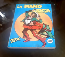 TEX N°1 LA MANO ROSSA RISTAMPA DA LIRE 250 EDIZIONI ARALDO OTTIMO.