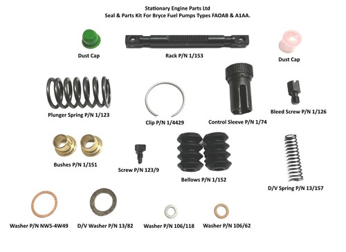 Kit riparazione pompa
